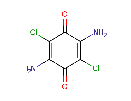 Molecular Structure of 3908-48-3 (2,5-diamino-3,6-dichloro-p-benzoquinone)