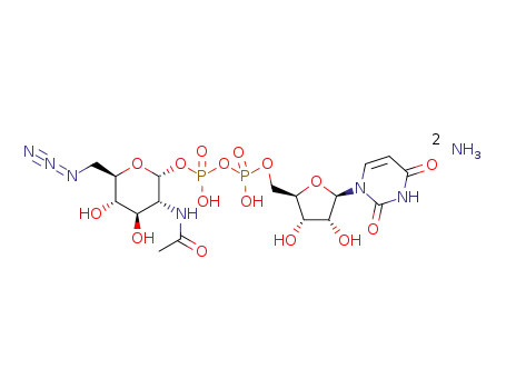 uridine 5'-diphospho-2-acetamido-6-azido-2,6-dideoxy-α-D-glucopyranose diammonium salt