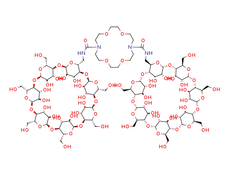 1,10-N,N'-bis-[cyclomaltoheptaosyl-6A-deoxy-6A-ureido]-4,7,13,16-tetraoxa-1,10-diazacyclooctadecane