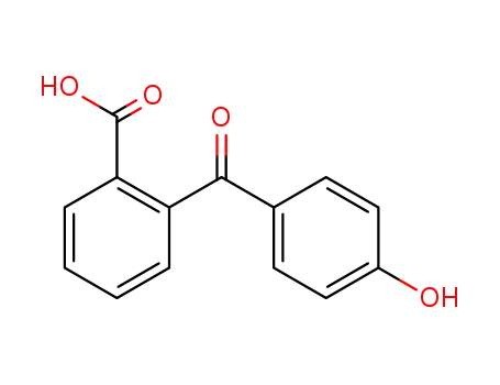 Molecular Structure of 85-57-4 (2-(4-Hydroxybenzoyl)benzoic acid)