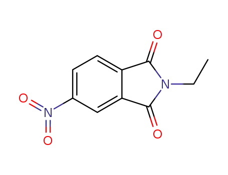 Molecular Structure of 55080-56-3 (1H-Isoindole-1,3(2H)-dione, 2-ethyl-5-nitro-)
