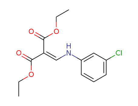 Propanedioic acid,2-[[(3-chlorophenyl)amino]methylene]-, 1,3-diethyl ester
