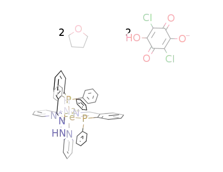 [Fe(2-(diphenylphosphino)benzaldehyde-2-pyridylhydrazone)2](chloranilic acid(-1H))2*2THF
