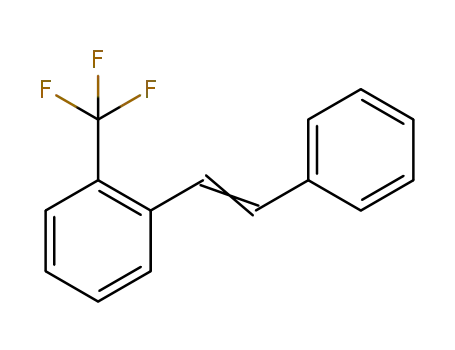 Molecular Structure of 928030-90-4 (Benzene, 1-(2-phenylethenyl)-2-(trifluoromethyl)-)