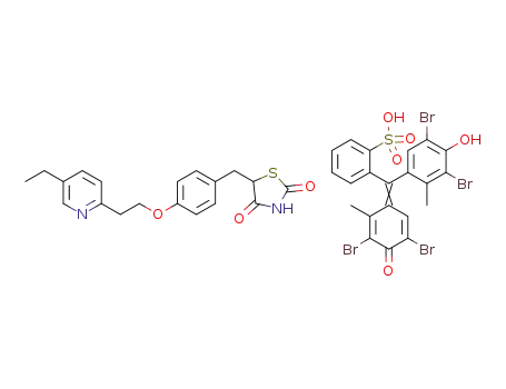 pioglitazone-BCG ion-pair complex
