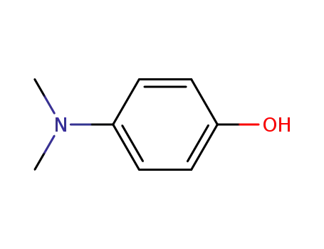 Molecular Structure of 619-60-3 (4-(Dimethylamino)phenol)