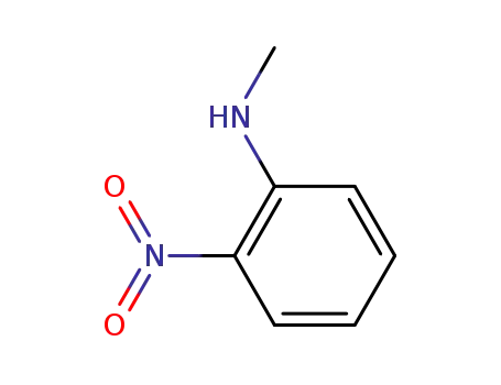 Molecular Structure of 612-28-2 (N-METHYL-2-NITROANILINE)