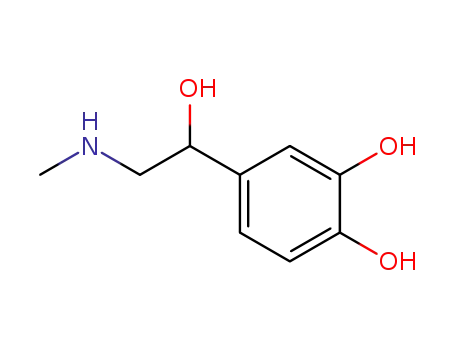 Molecular Structure of 329-65-7 (DL-Adrenalin)
