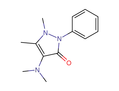 Molecular Structure of 58-15-1 (Aminophenazone)