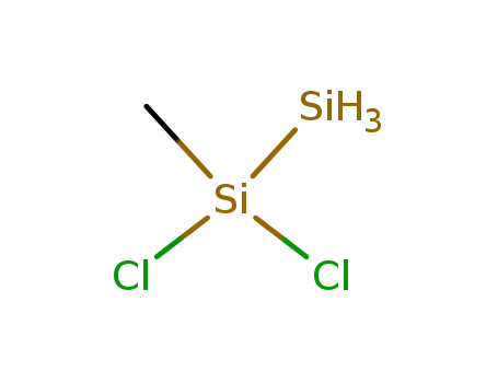 Molecular Structure of 35483-48-8 (1,1-Dichloro-1-methyldisilane)