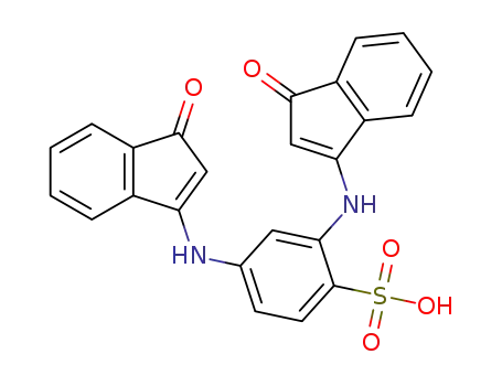 2,4-bis[(3-oxoinden-1-yl)amino]benzenesulfonic acid