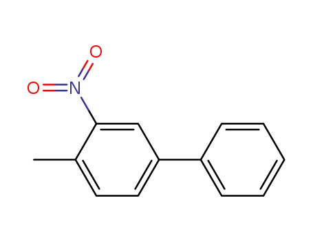 Molecular Structure of 80726-54-1 (1,1'-Biphenyl, 4-methyl-3-nitro-)