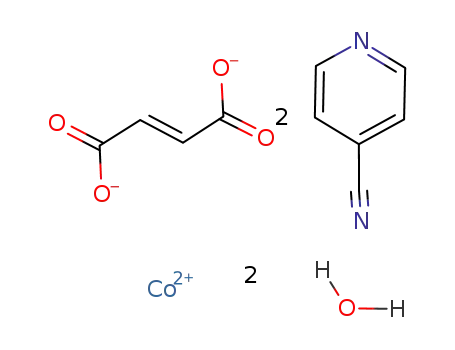 [Co(fumarate)(4-cyanopyridine)2(H2O)2]