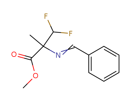Alanine, 3,3-difluoro-2-methyl-N-(phenylmethylene)-, methyl ester