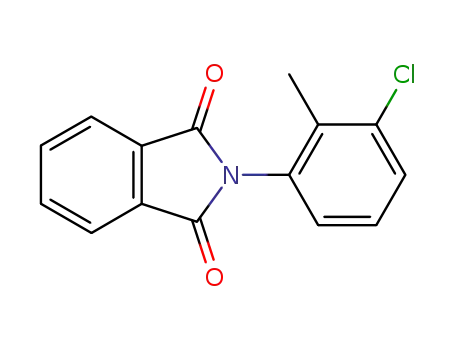 Molecular Structure of 57023-59-3 (1H-Isoindole-1,3(2H)-dione, 2-(3-chloro-2-methylphenyl)-)