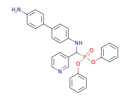 diphenyl (4'-aminobiphenyl-4-ylamino)(pyridin-3-yl)methylphosphonate