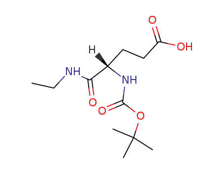 (4S)-4-(N-tert-butoxycarbonylamino)-4-(ethylcarbamoyl)butanoic acid