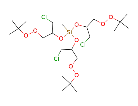 methyl-tris(3-tert-butylperoxy-1-chloro-2-propyloxy)silane