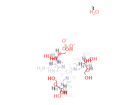 [bis(6-thioguanosine-k2N,S)(6-thioguanosinato-k2N,S)cobalt(III)] sulphate trihydrate