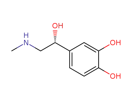 Molecular Structure of 51-43-4 (L(-)-Epinephrine)