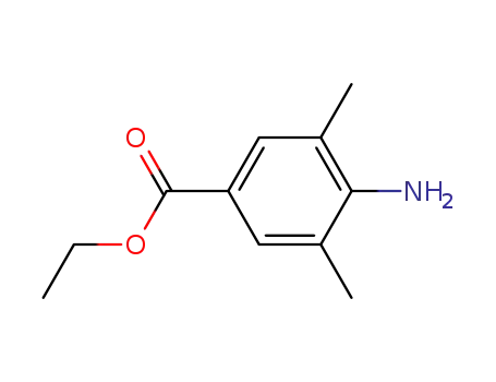Molecular Structure of 3095-47-4 (ethyl 4-aMino-3,5-diMethylbenzoate)