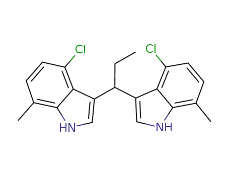 3,3'-propane-1,1'-diylbis(4-chloro-7-methyl-1H-indole)