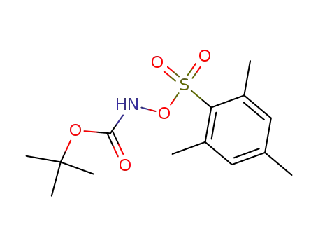 Molecular Structure of 36016-39-4 (1,1-dimethylethyl [[(2,4,6-trimethylphenyl)sulphonyl]oxy]carbamate)