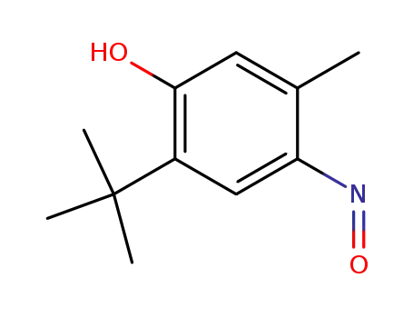 Molecular Structure of 5435-72-3 (2-tert-butyl-5-methyl-4-nitrosophenol)