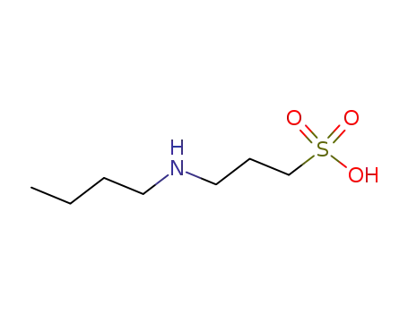 Molecular Structure of 1119-24-0 (1-Propanesulfonic acid, 3-(butylamino)-)
