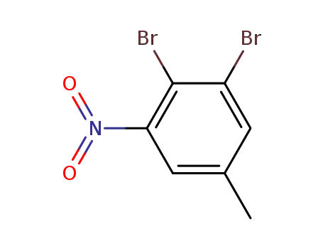Molecular Structure of 73557-63-8 (Benzene, 1,2-dibromo-5-methyl-3-nitro-)