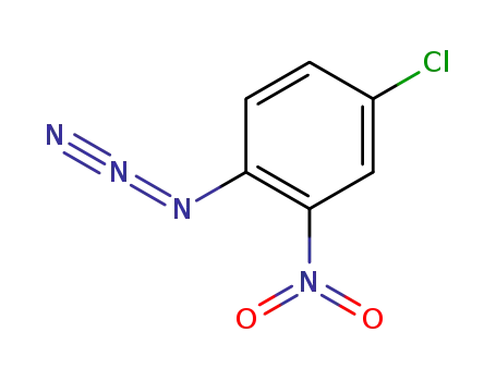 Molecular Structure of 89284-67-3 (Benzene, 1-azido-4-chloro-2-nitro-)