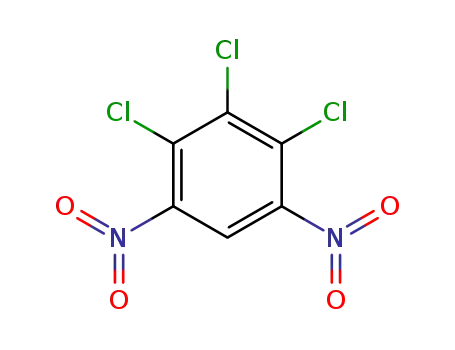 Molecular Structure of 6379-46-0 (1,2,3-Trichloro-4,6-dinitrobenzene)