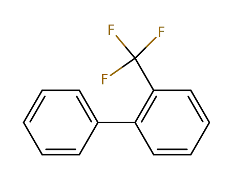 Molecular Structure of 362-59-4 (1,1'-Biphenyl, 2-(trifluoromethyl)-)
