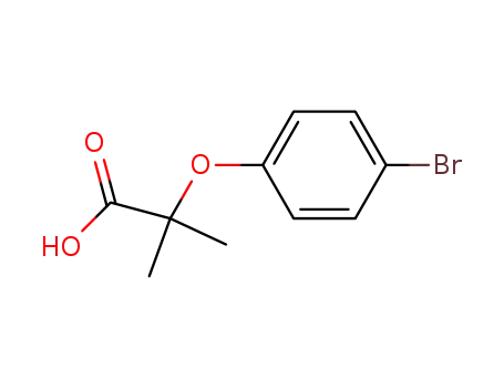 2-(4-bromophenoxy)-2-methylpropanoic acid(SALTDATA: FREE)