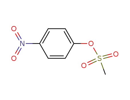 Molecular Structure of 20455-07-6 (P-NITROPHENYLMETHANESULFONATE)