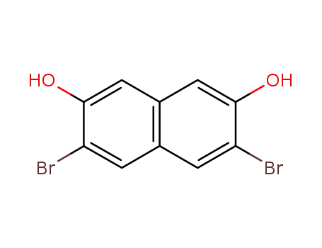 Molecular Structure of 96965-79-6 (3,6-DIBROMO-2,7-DIHYDROXYNAPHTHALENE)