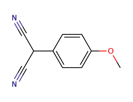 Molecular Structure of 33534-87-1 (Propanedinitrile, (4-methoxyphenyl)-)