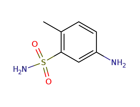 Molecular Structure of 6973-09-7 (3-Amino-6-methylbenzenesulfonamide)
