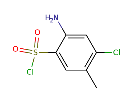 2-amino-4-chloro-5-methyl benzenesulfonyl chloride