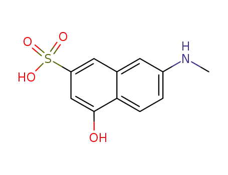 4-Hydroxy-7-methylamino-2-naphthalenesulfonic acid