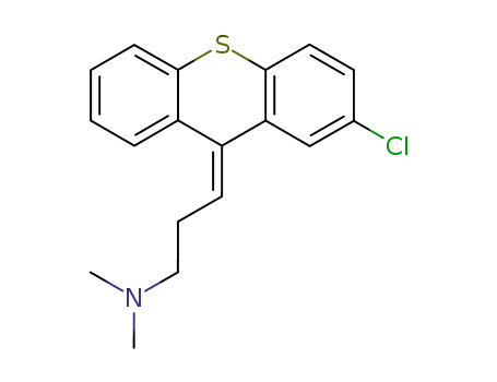 1-Propanamine, 3-(2-chloro-9H-thioxanthen-9-ylidene)-N,N-dimethyl-,
(E)-