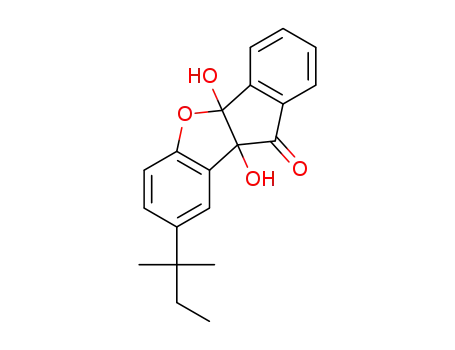 4b,9b-dihydroxy-8-tert-pentyl-4-bH-benzo[d]indeno[1,2-b]furan-10(9bH)-one
