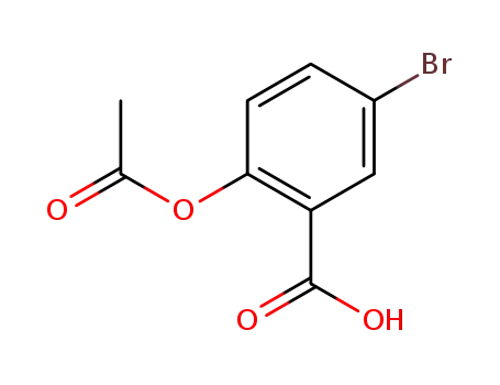 Molecular Structure of 1503-53-3 (2-Acetyloxy-5-bromobenzoic acid)