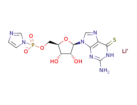 6-thioguanosine 5'-O-phosphorimidazolide lithium salt