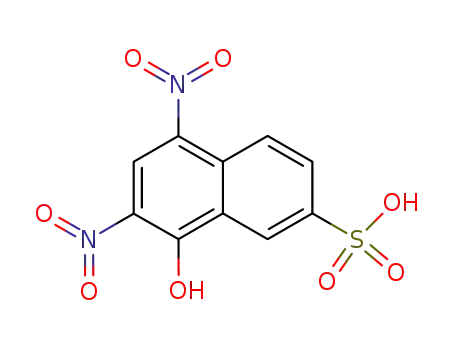 8-hydroxy-5,7-dinitro-2-naphthalenesulfonic acid