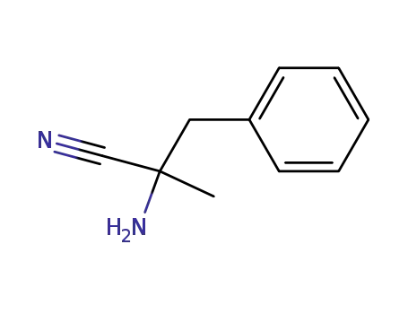 2-amino-3-phenyl-2-methylpropanenitrile