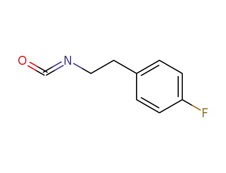 Molecular Structure of 65535-53-7 (4-FLUOROPHENETHYL ISOCYANATE  97)