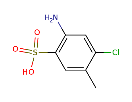 2-Amino-4-chloro-5-methylbenzenesulfonic acid(88-51-7)