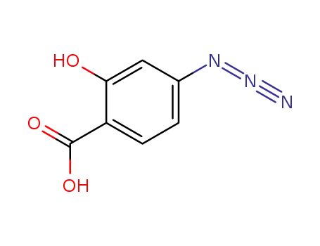 Molecular Structure of 66761-27-1 (4-Azidosalicylic acid)