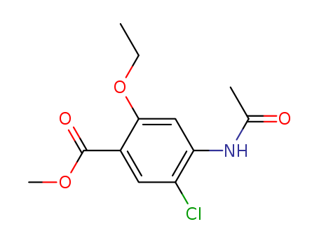 METHYL 4-(ACETYLAMINO)-5-CHLORO-2-ETHOXYBENZOATE